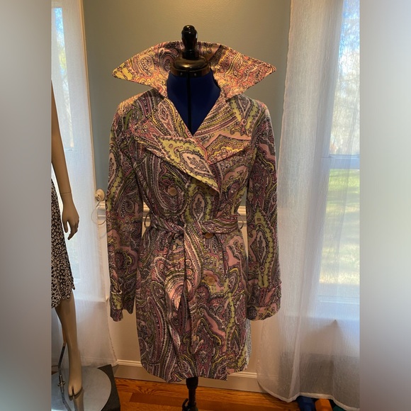 Zara Paisley coat size large - Picture 2 of 5